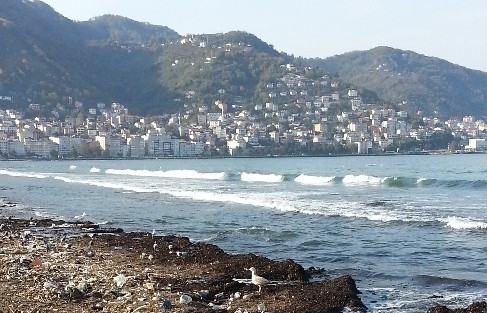 Ordu Kıyıları Plastik Çöplüğü