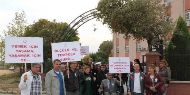 14 Kasım ‘diyabet Günü’ Kapsamında Yürüyüş Yapıldı
