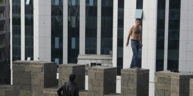 İntihar etmek isteyen genç tekme tokat indirildi!