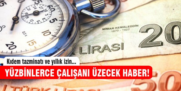 Yüzbinlerce çalışana kötü haber