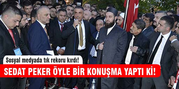Sedat Peker'in kabirde yaptığı konuşma tık rekoru kırdı
