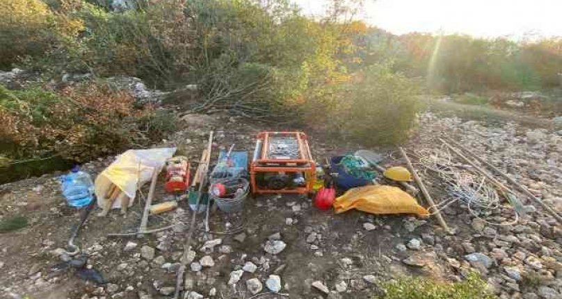 Bursa'da kaçak defineciler suçüstü yakalandı!