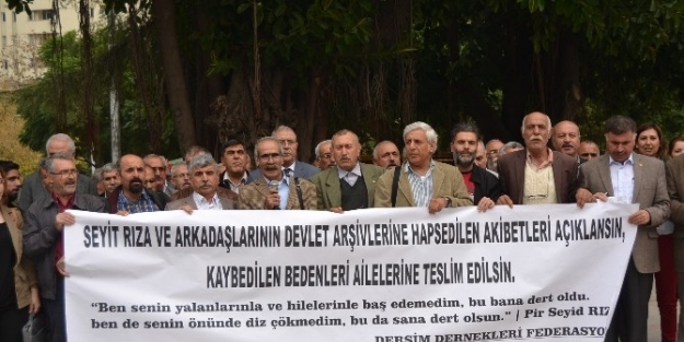 Seyit Rıza Adana’da Anıldı