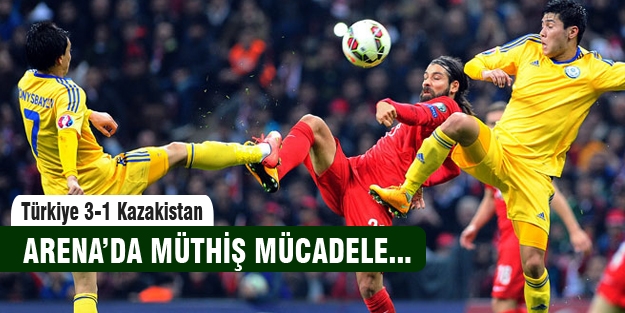 Arena'da müthiş mücadele