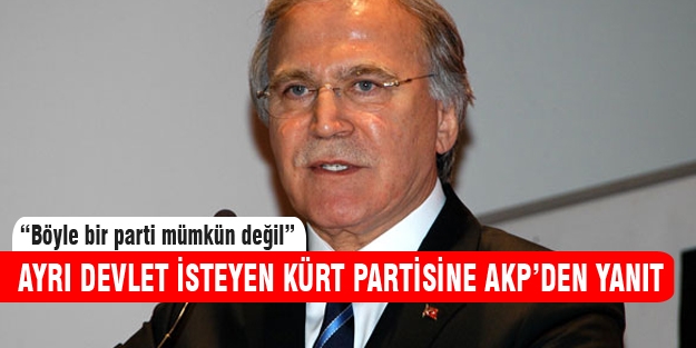 AKP'den 'Ayrılıkçı Kürt partisi' yanıtı