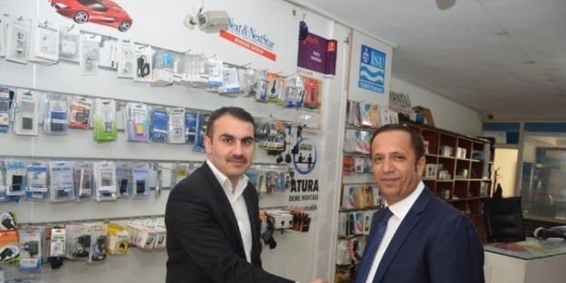 Başkan Toltar, Esnafları Ziyaret Etti