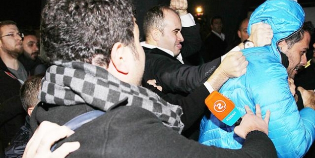 Gazetecilere saldıran güvenlikler adliyede!