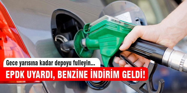 Benzinde 11 kuruşluk indirim