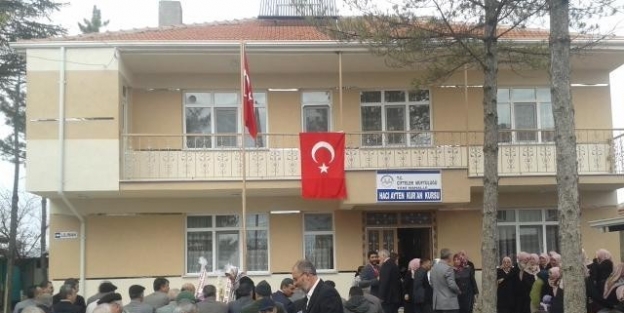 Çifteler İlçesinde Kur’an Kursu Açıldı