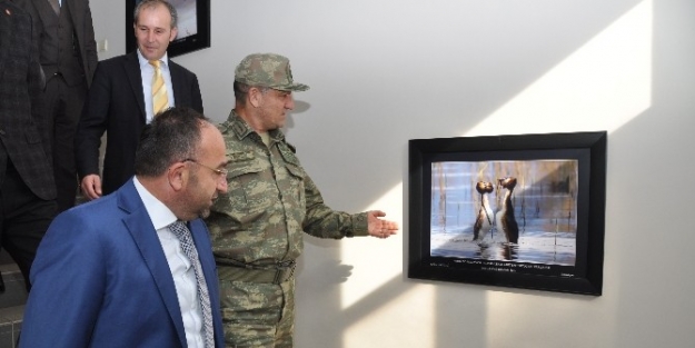 Garnizon Komutanı Tümgeneral Metin Temel’den Başkan Üzülmez’e İadeyi Ziyaret