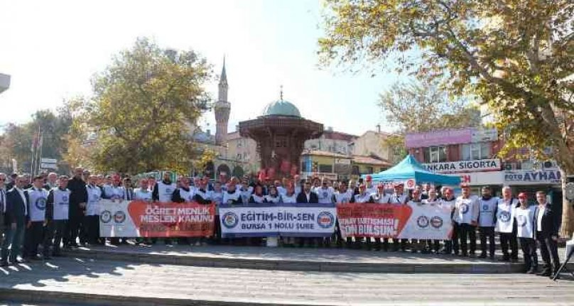 Eğitim-Bir-Sen Bursa Başkanı Acar: "TBMM'yi Milli Eğitim Bakanlığı'nı adım atmaya çağırıyoruz"