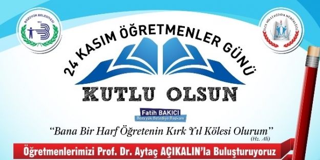 Bozüyük’te Öğretmenler Prof. Dr. Açıkalın’la Buluşacak