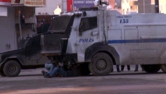 Olayların ortasında TOMA arızalanınca...