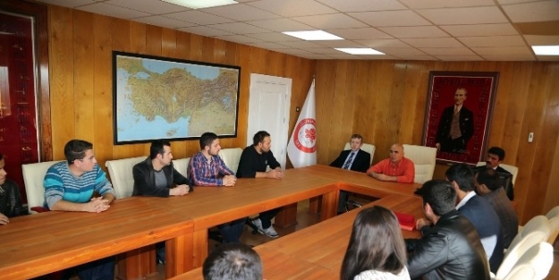 Teknoloji Kulübü’nden Rektör İbicioğlu’na Ziyaret