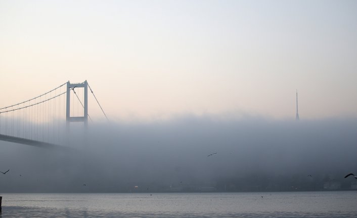 İstanbul Boğazı'nda vapur seferlerine sis engeli