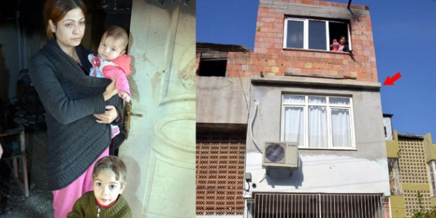 3 çocuğunu camdan attı!