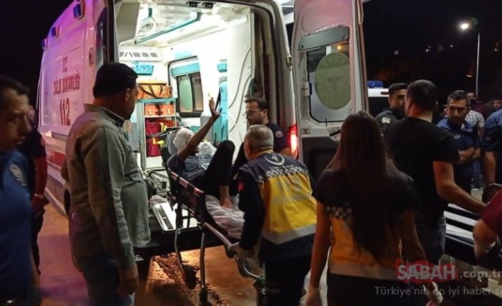 Akılalmaz olay! Başından vuruldu, el sallayarak ambulansa bindi