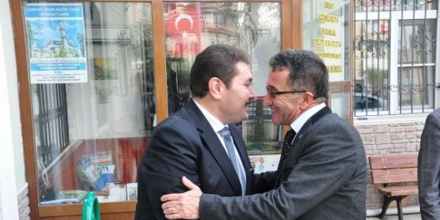 Başkan Saka’dan İlçe Milli Eğitim Müdürüne Ziyaret