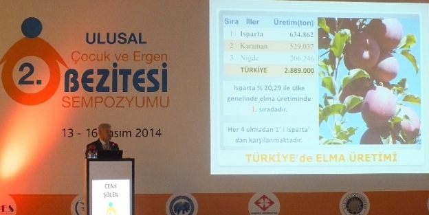 ‘ısparta Elması’ Çocuk Obezitesi Sempozyumunda Tanıtıldı