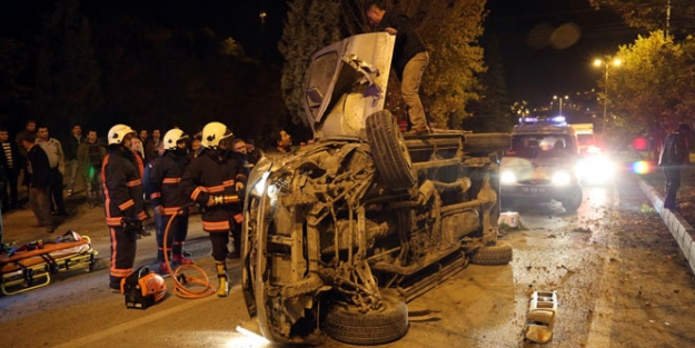 Ankara'da kaza, 1 yaralı
