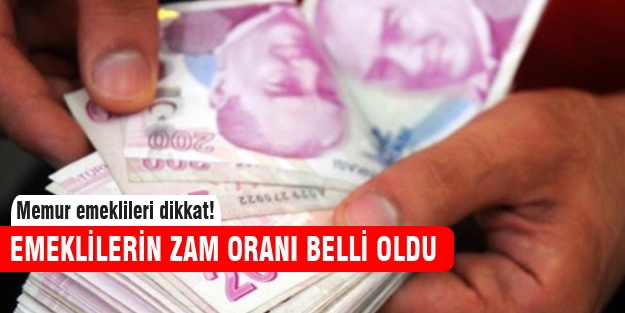 Emeklilerin zam oranı belli oldu!