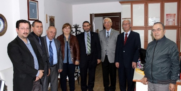 Müftü Hacı Yusuf Gül, Gazeteciler Cemiyeti’ni Ziyaret Etti