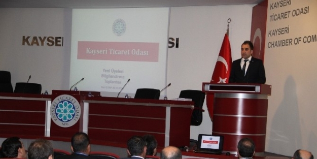 Kayseri Ticaret Odası Üyeleri Bilgilendirme İstişare Toplantısının 6’ıncısını Gerçekleştirdi