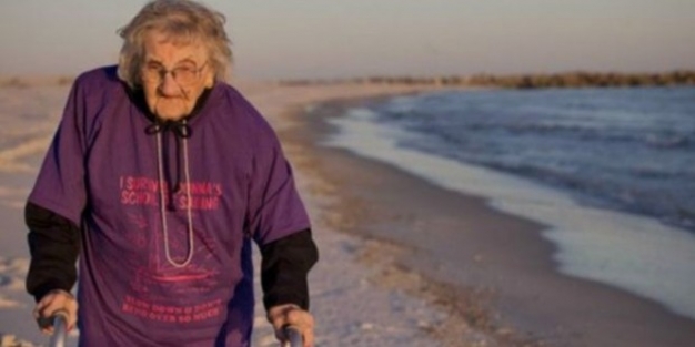 101 yaşında denizi gördü!