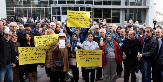 Bandırma’da Su Eylemi