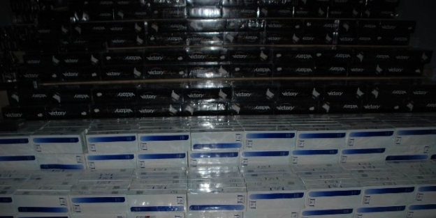 Gürün’de 10 Bin 100 Paket Kaçak Sigara Ele Geçirildi