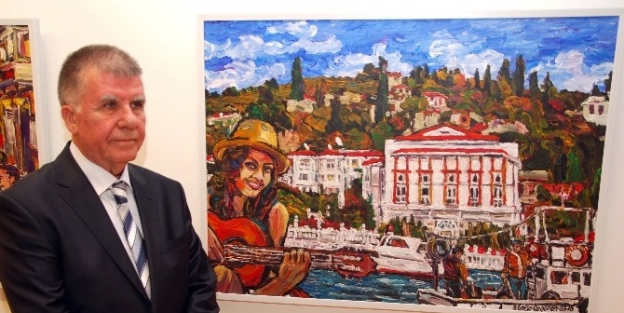 Ressam Galip Özgören, Sanko Sanat Galerisi’nde Sergi Açtı