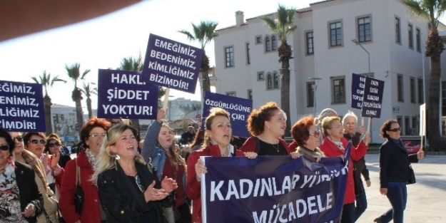 Urla, Kadına Şiddete “dur” Dedi