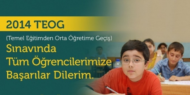 Vali Düzgün, Teog Sınavına Girecek Öğrencilere Başarılar Diledi