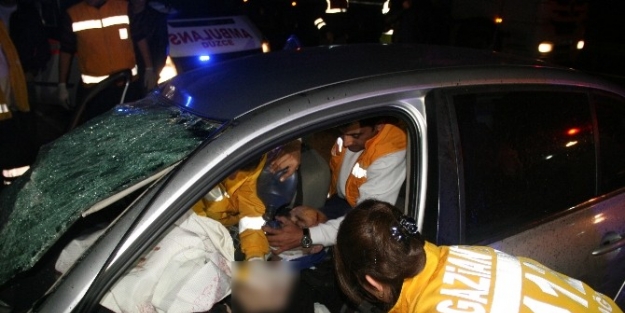 Tem Otoyolunda Ters Şeritte Giden Otomobil Sürücüsü Aracını Adeta Ölüme Sürdü