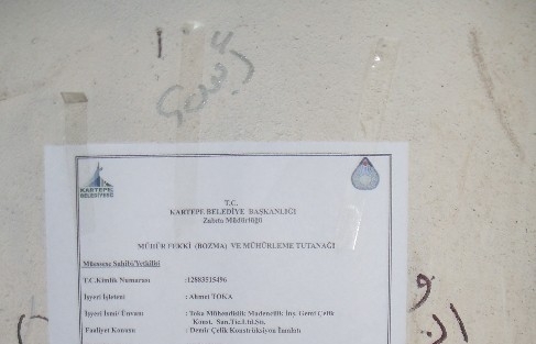 Kartepe’de Mühür Bozan Ruhsatsız İşyeri Hakkında Suç Duyurusunda Bulunuldu