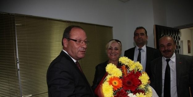 Hemşehrilerinden Hüseyin Obrukçu’ya Hayırlı Olsun Ziyareti