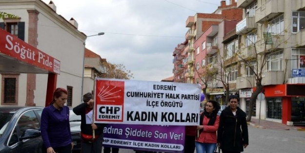 Chp’li Kadınlardan Şiddete Hayır