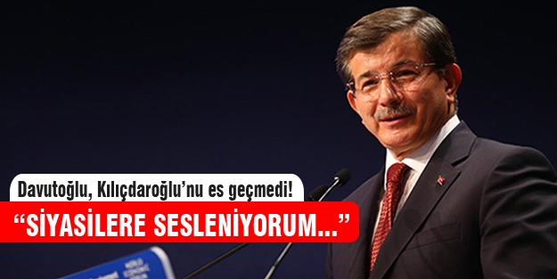 Ahmet Davutoğlu'ndan çarpıcı açıklamalar