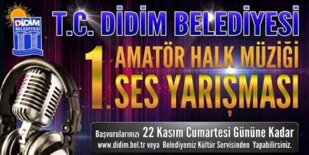 Didim Belediyesi 1. Ses Yarışması 30 Kasım’da Yapılacak