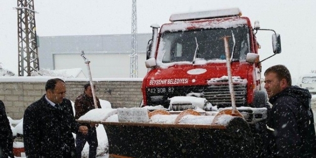 Beyşehir’de Karla Mücadele Seferberliği