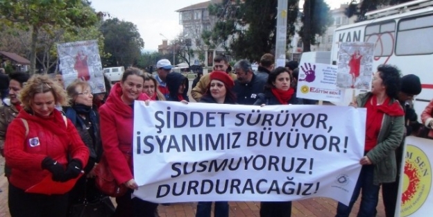 Eğitim-senli Kadınlar Tekirdağ’da Şiddete ’dur’ Dedi
