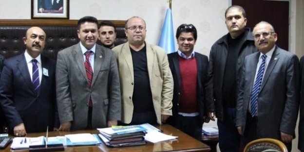 Gazetecilerden Aksaray Milli Eğitim Müdürüne Ziyaret