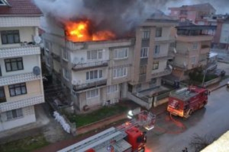 Yürekleri ağza getiren yangın!