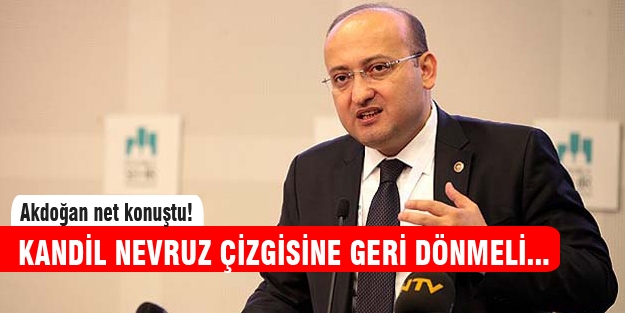 Akdoğan'dan çözüm süreci açıklaması