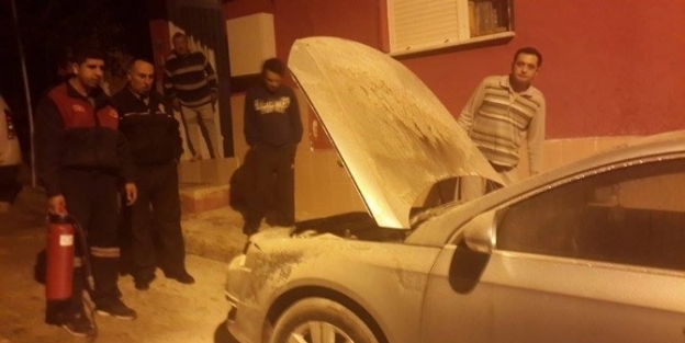 İtfaiyenin Anında Müdahalesi Faciayı Önledi