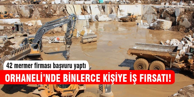 Orhaneli'nde binlerce kişiye iş imkanı