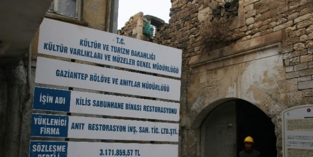 Tarihi Sabun İmalathanesi Restore Edilmeye Başlandı