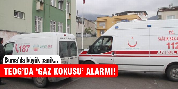 Bursa'da okulda 'gaz kokusu' alarmı