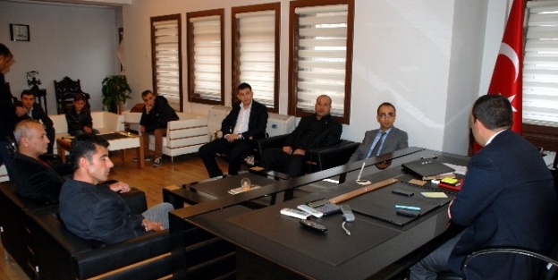 Kaymakam Bingöl, Midyat Sorunlarını Tartışıyor Platform Üyelerini Kabul Etti