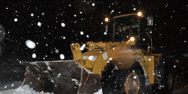 Meram Belediyesi’nde Kar Mesaisi